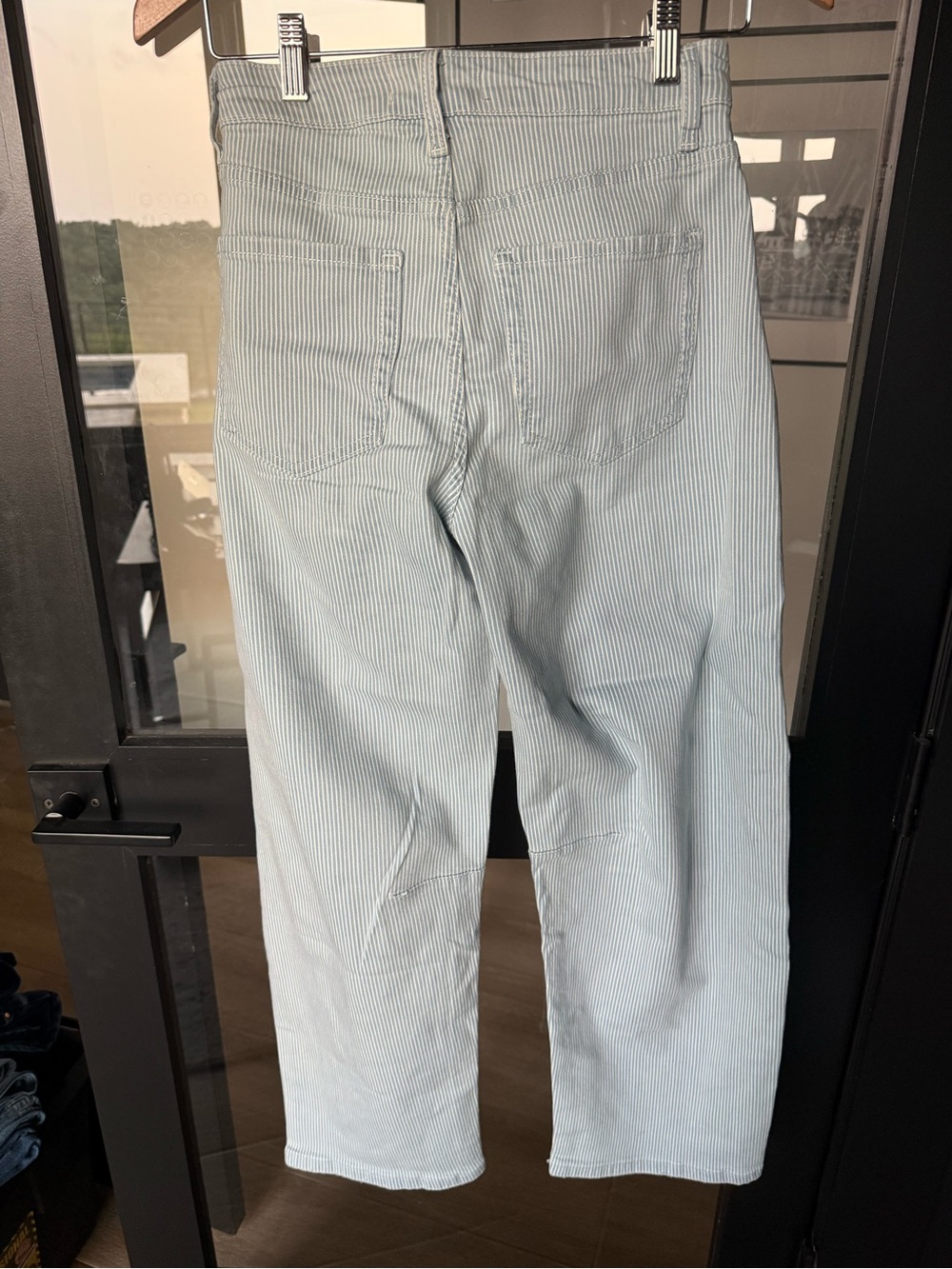 Straight-Leg Jeans in Light Stripe - Women - Picture 7 of 9
